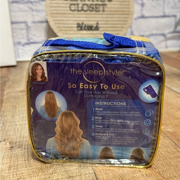 All Star Innovations The Sleep Styler Nighttime Hair Curlers, 12 Count mini - Picture 3 of 4